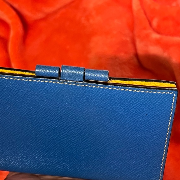 Hermes Blue with yellow interior agenda cover - Picture 7 of 10